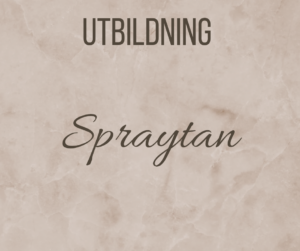 Utbildning Spraytan