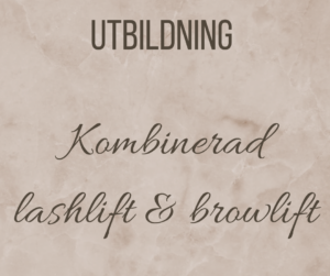 kombinerad Lash Lift & Brow Lamination